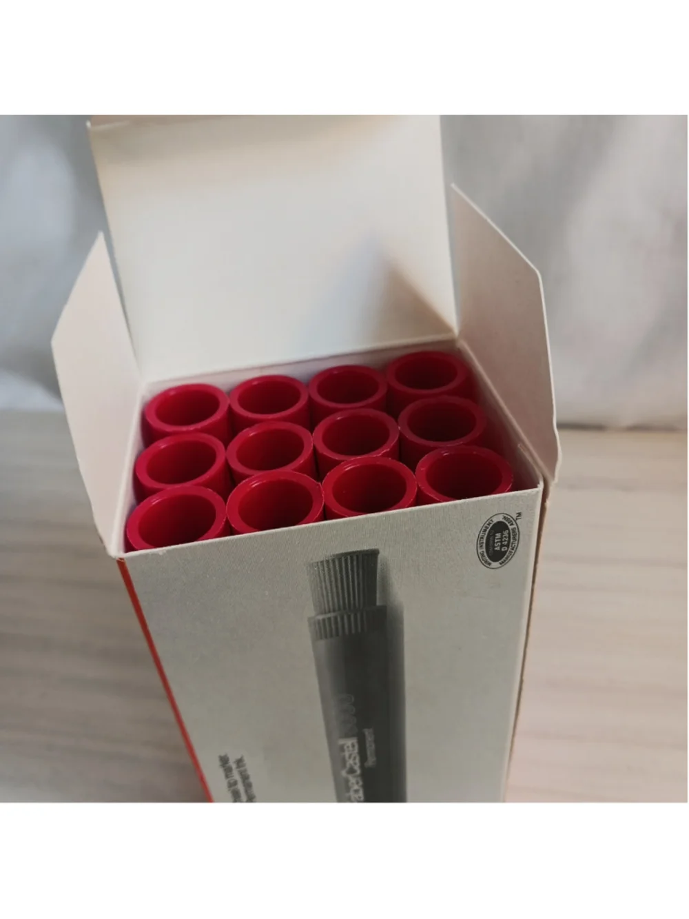 Faber Castell RED Marker 3000 - 1 Dozen Chisel tip Permanent Ink 64291
